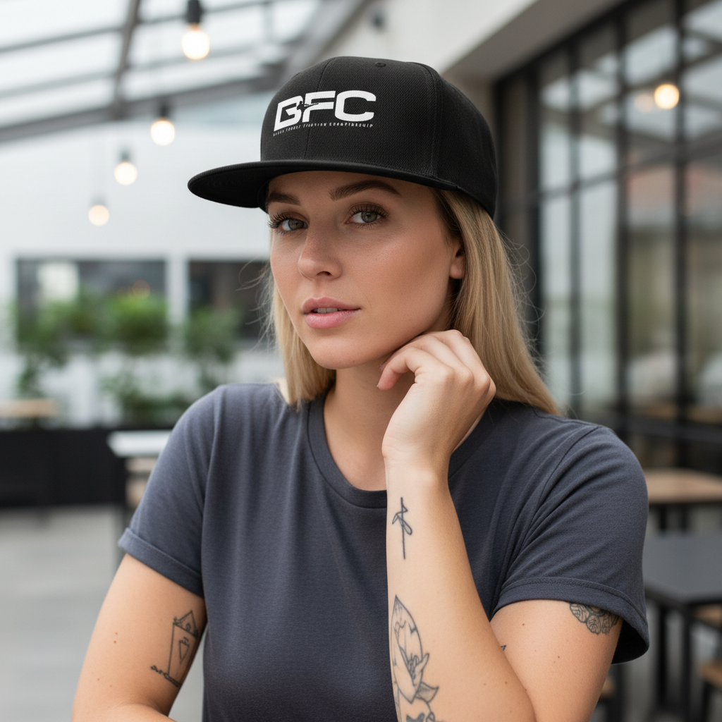 BFC Snapback Cap Black Forest Fighting Championship Edition