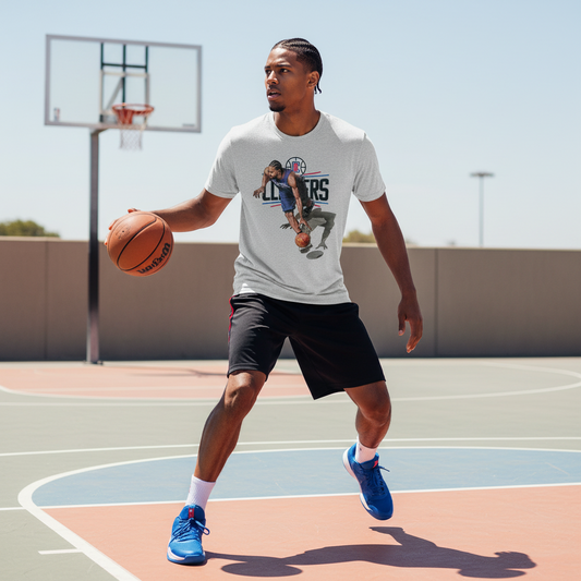 KAWHI LEONARD „Clippers Art“ HigherBlanks Premium T-Shirt