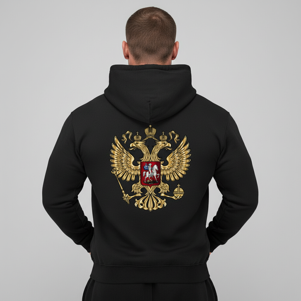 Goldener Doppeladler HigherBlanks Premium Hoodie