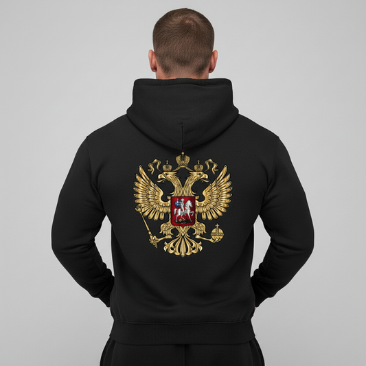Goldener Doppeladler HigherBlanks Premium Hoodie